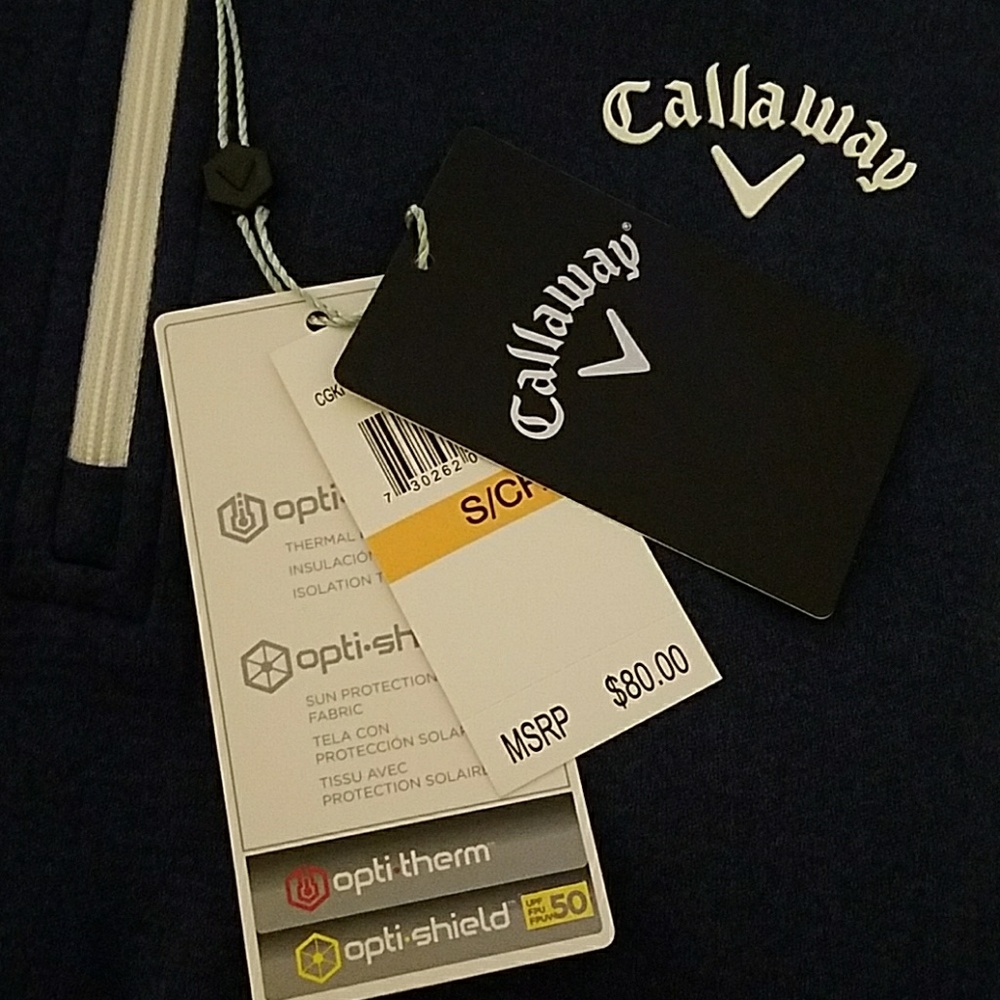 Callaway lightweight pullover golf shirt, size S - Picture 4 of 4